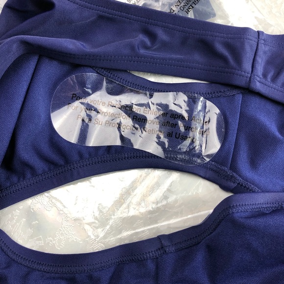 adidas Solid Hipster Bikini Bottoms Blue XL NWT - Picture 8 of 8